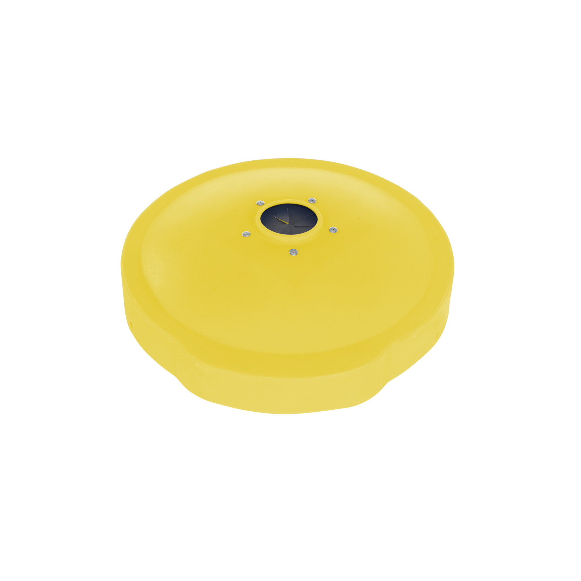 Vestil Low Density Polyethylene Drum Recycling Lid Universal 55 Gallon Yellow